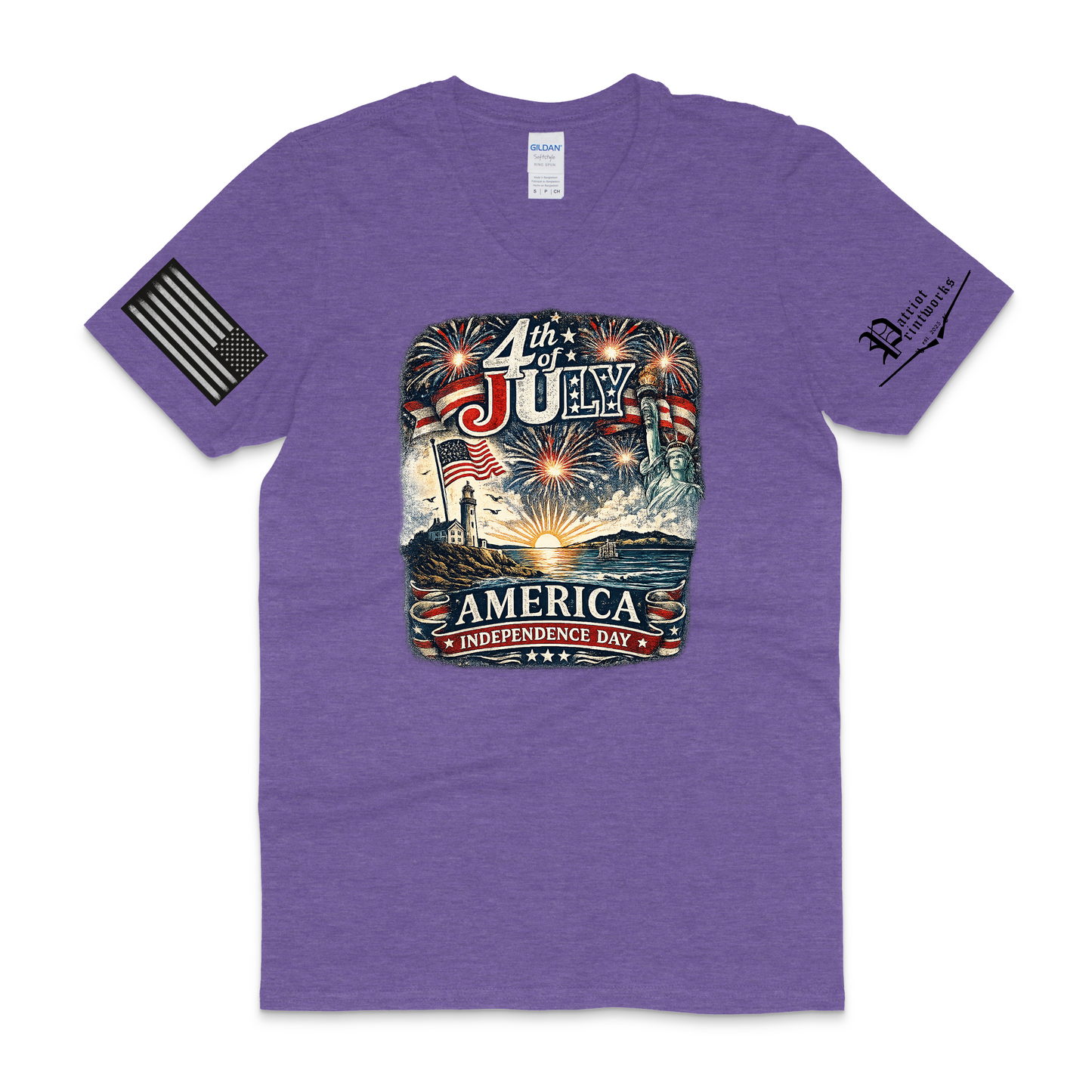Americana Celebration V-Neck T-Shirt