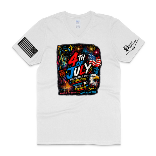 Independence Glow V-Neck T-Shirt