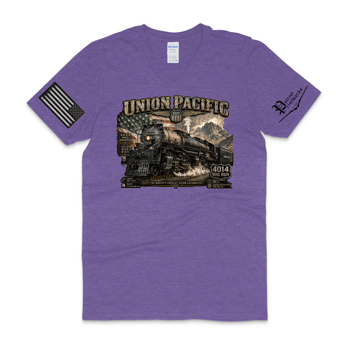 Big Boy King of the Rails V-Neck T-Shirt