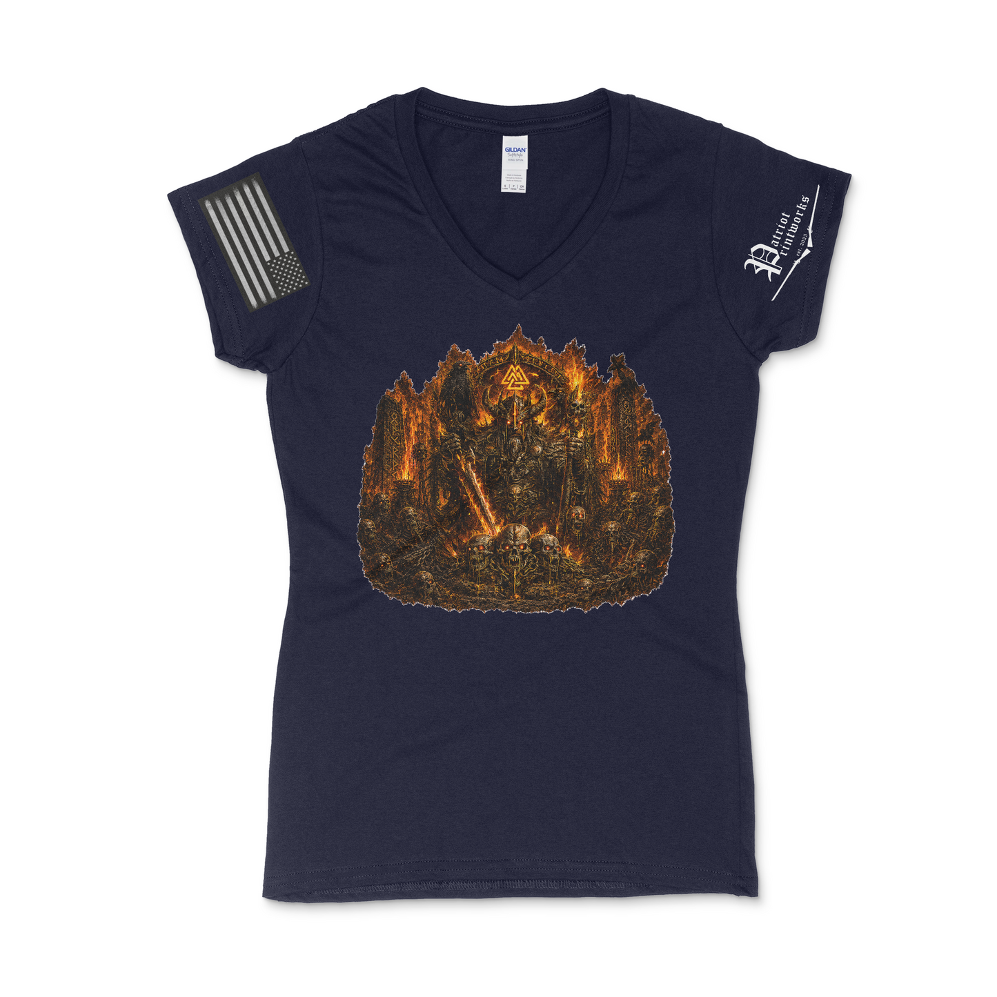 Burning Barrow Lord Women's V-Neck T-Shirt