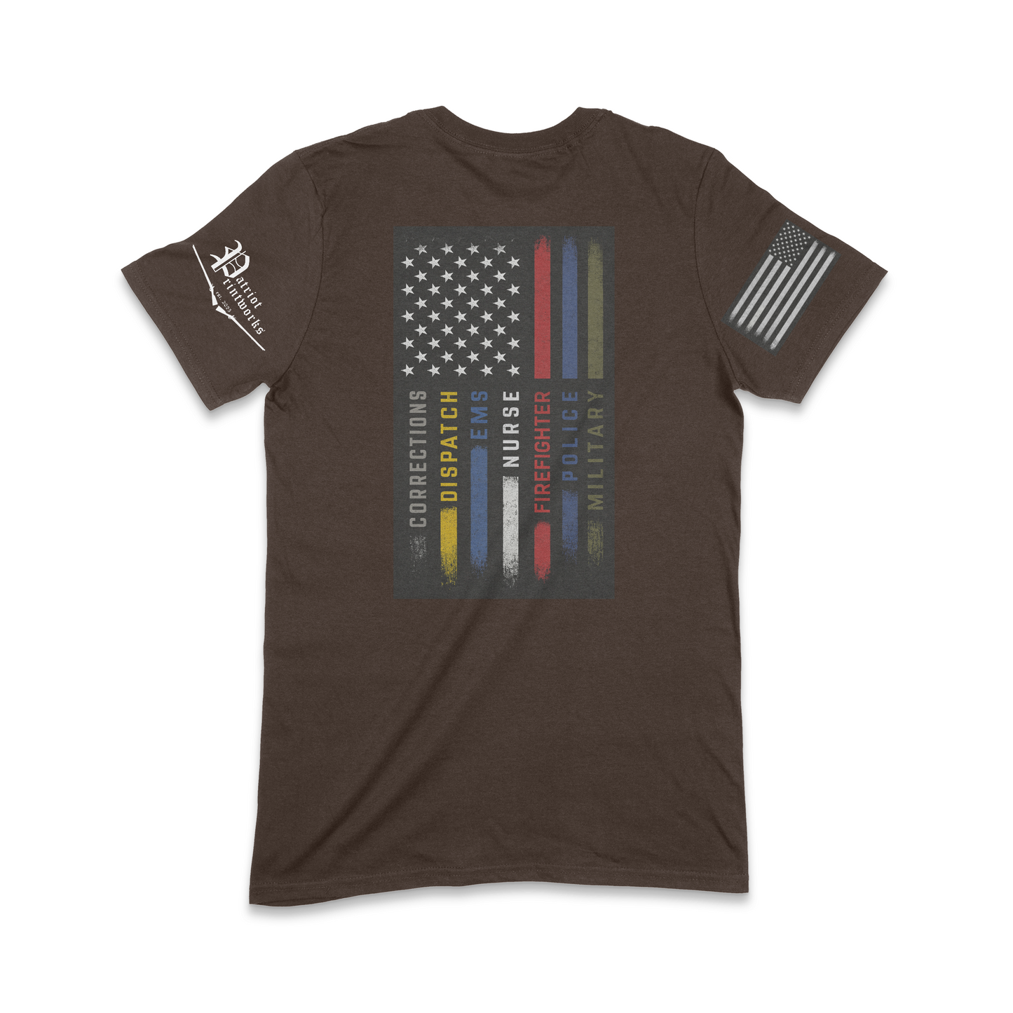 First Responder Flag T-Shirt