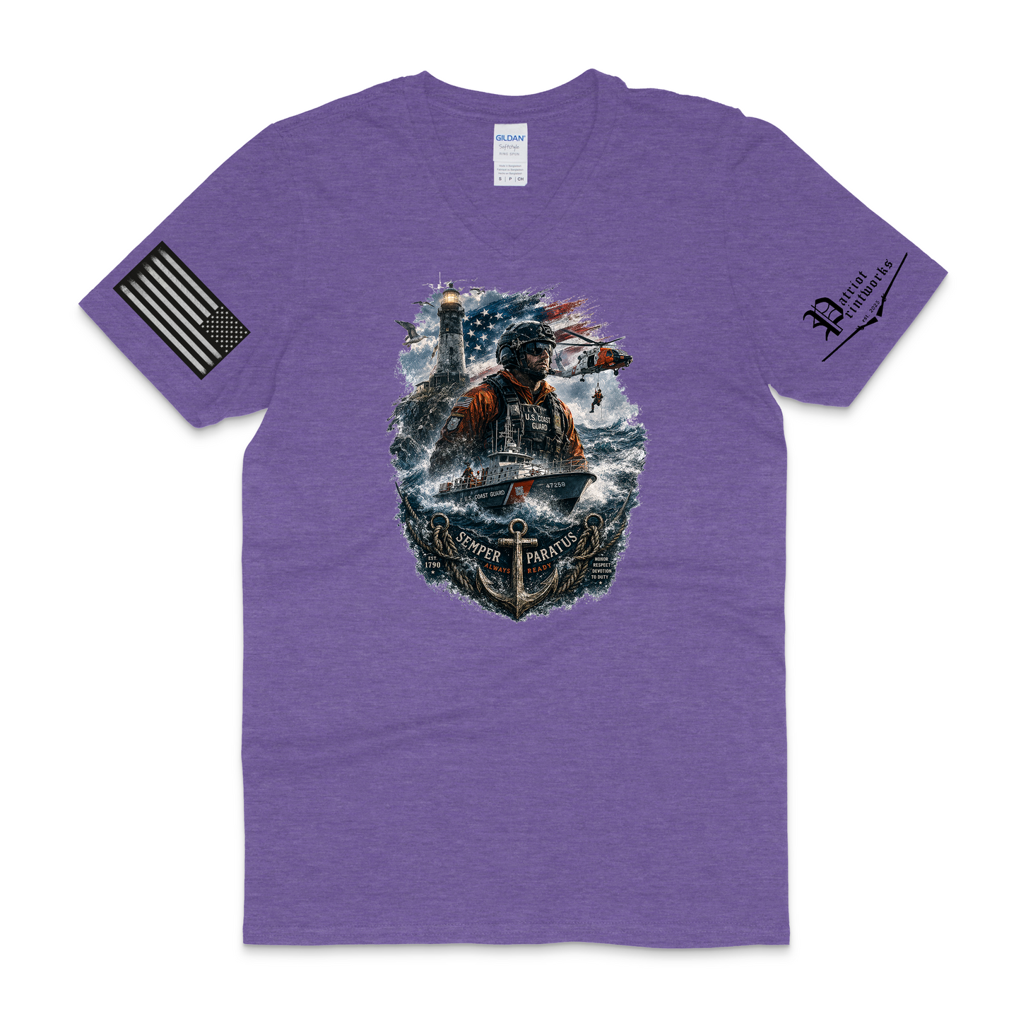 U.S.C.G. V-Neck T-Shirt