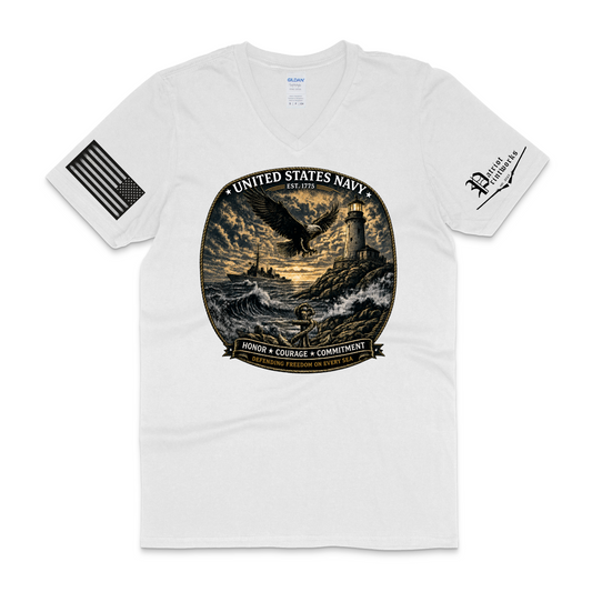U.S. Navy V-Neck T-Shirt