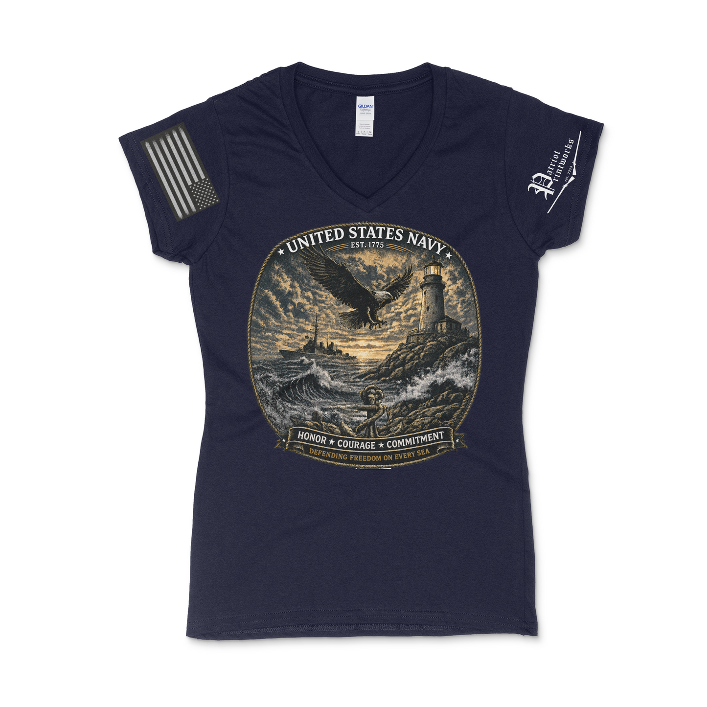 U.S. Navy Women's V-Neck T-Shirt