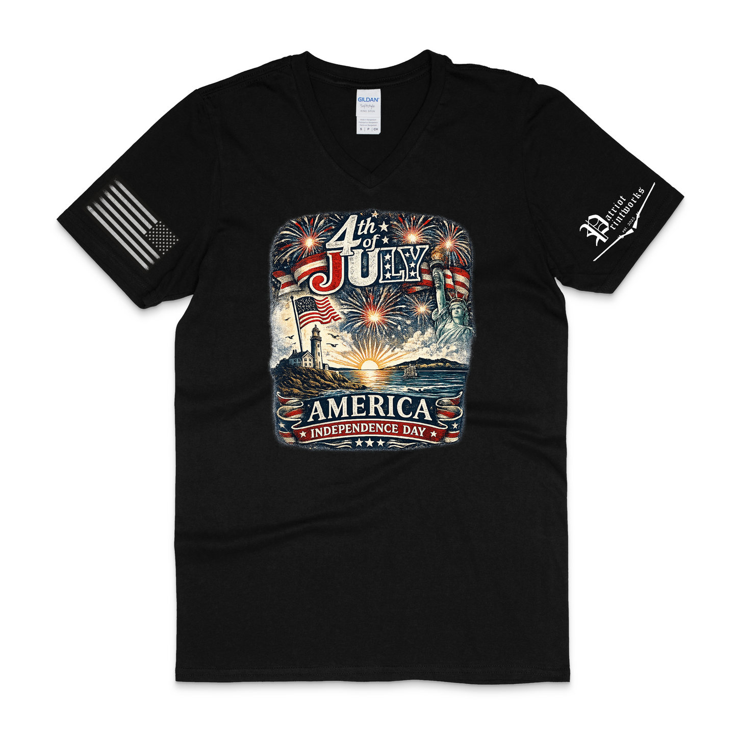 Americana Celebration V-Neck T-Shirt