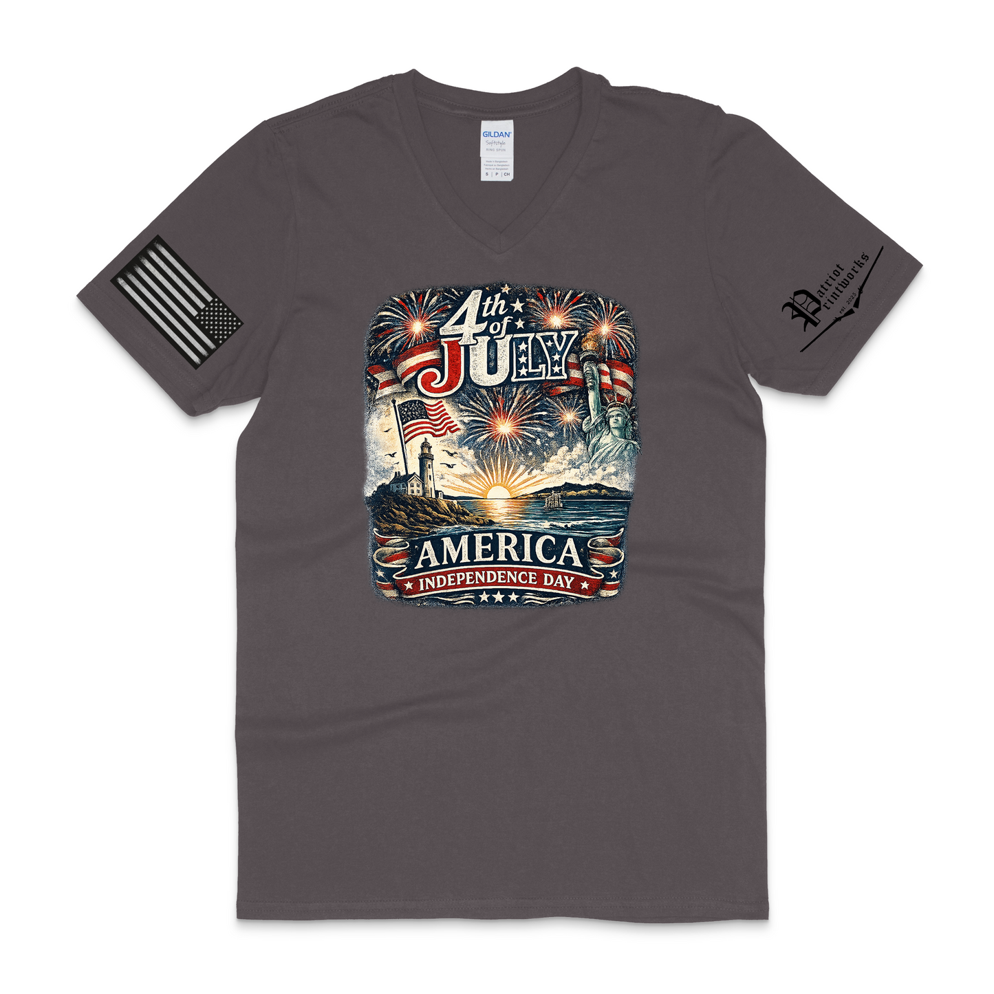 Americana Celebration V-Neck T-Shirt