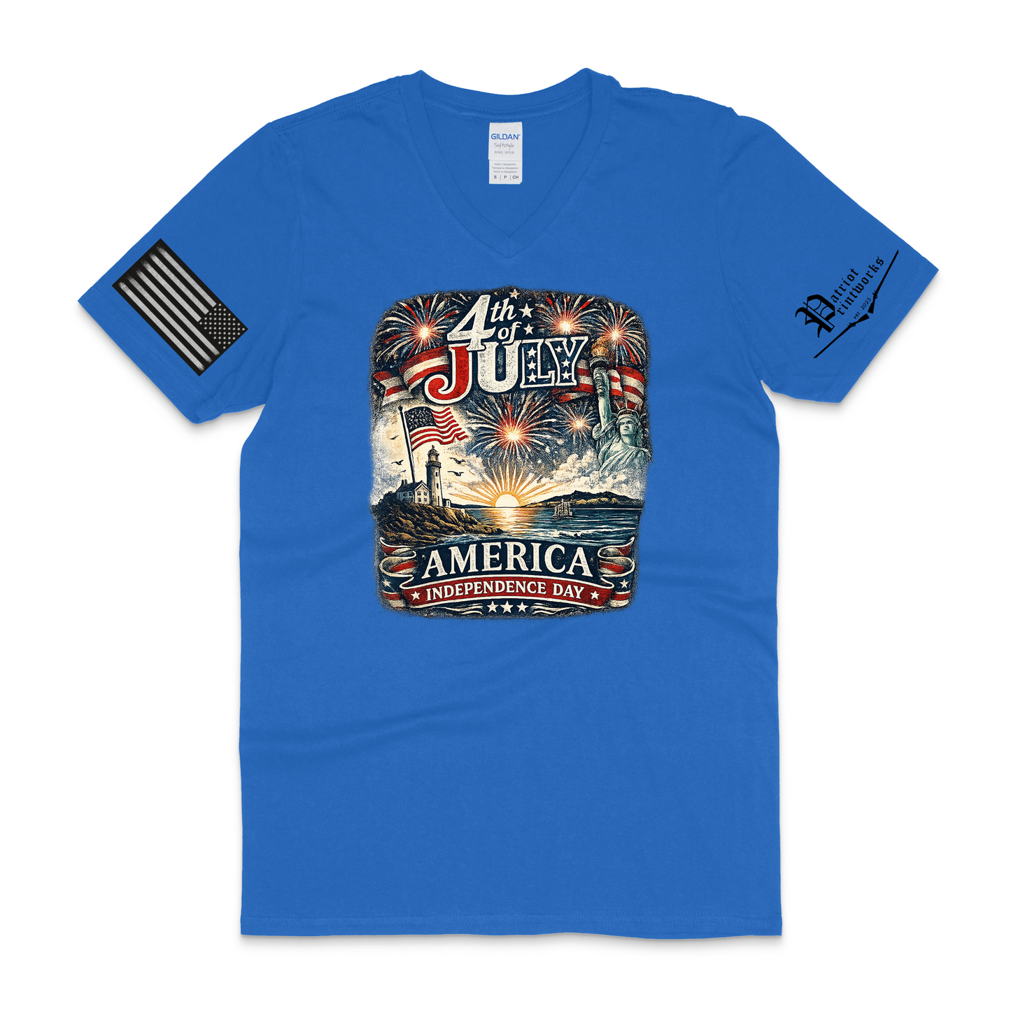 Americana Celebration V-Neck T-Shirt