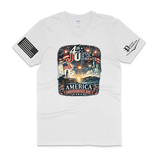 Americana Celebration V-Neck T-Shirt