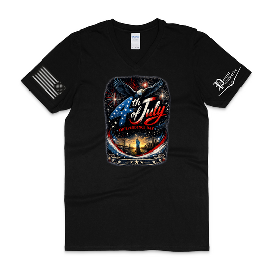 Liberty in Bloom V-Neck T-Shirt
