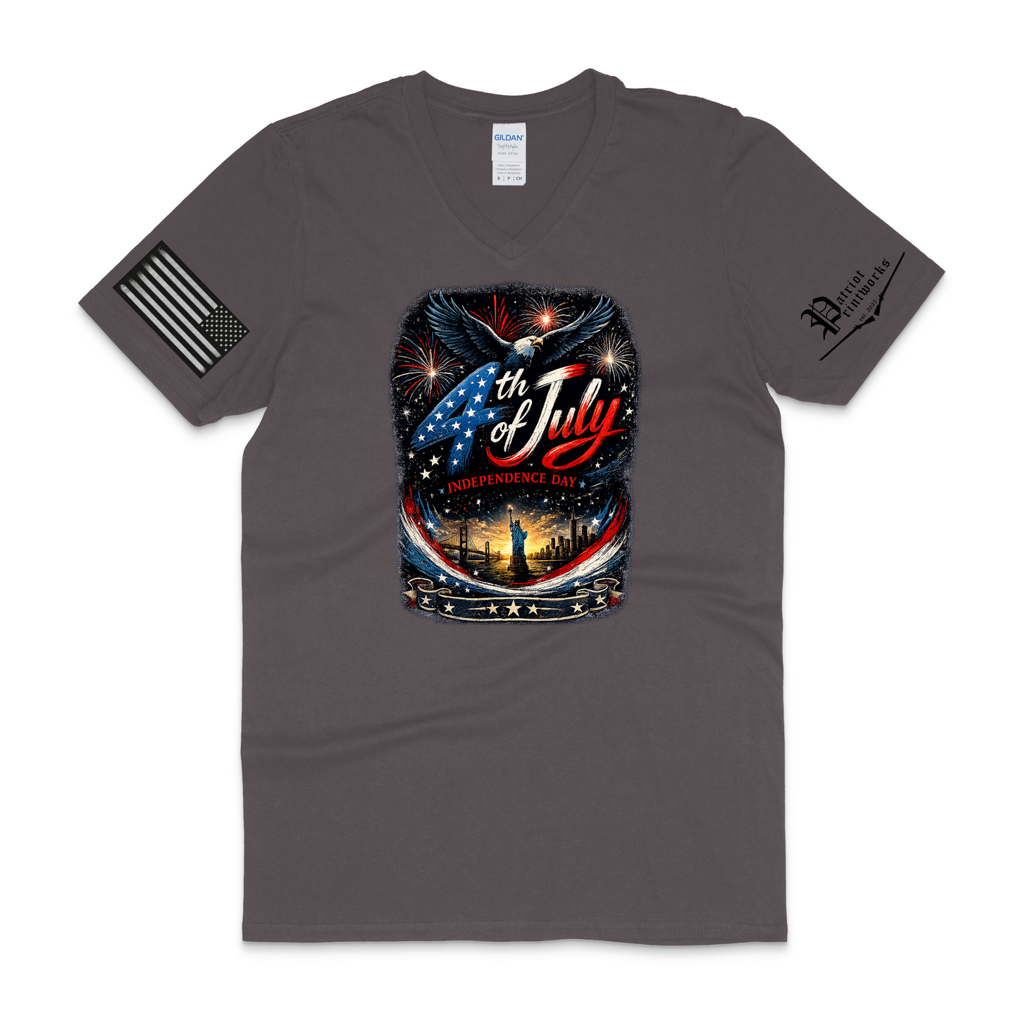 Liberty in Bloom V-Neck T-Shirt