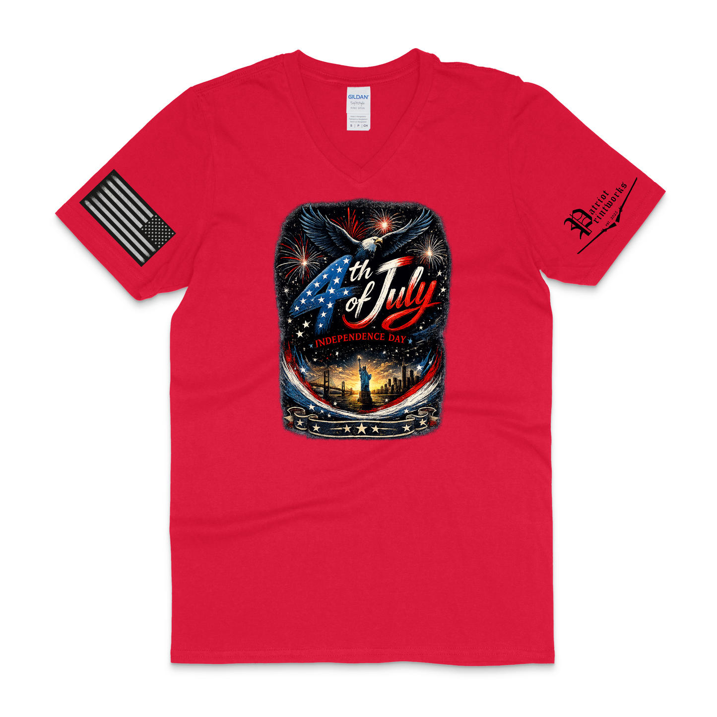 Liberty in Bloom V-Neck T-Shirt