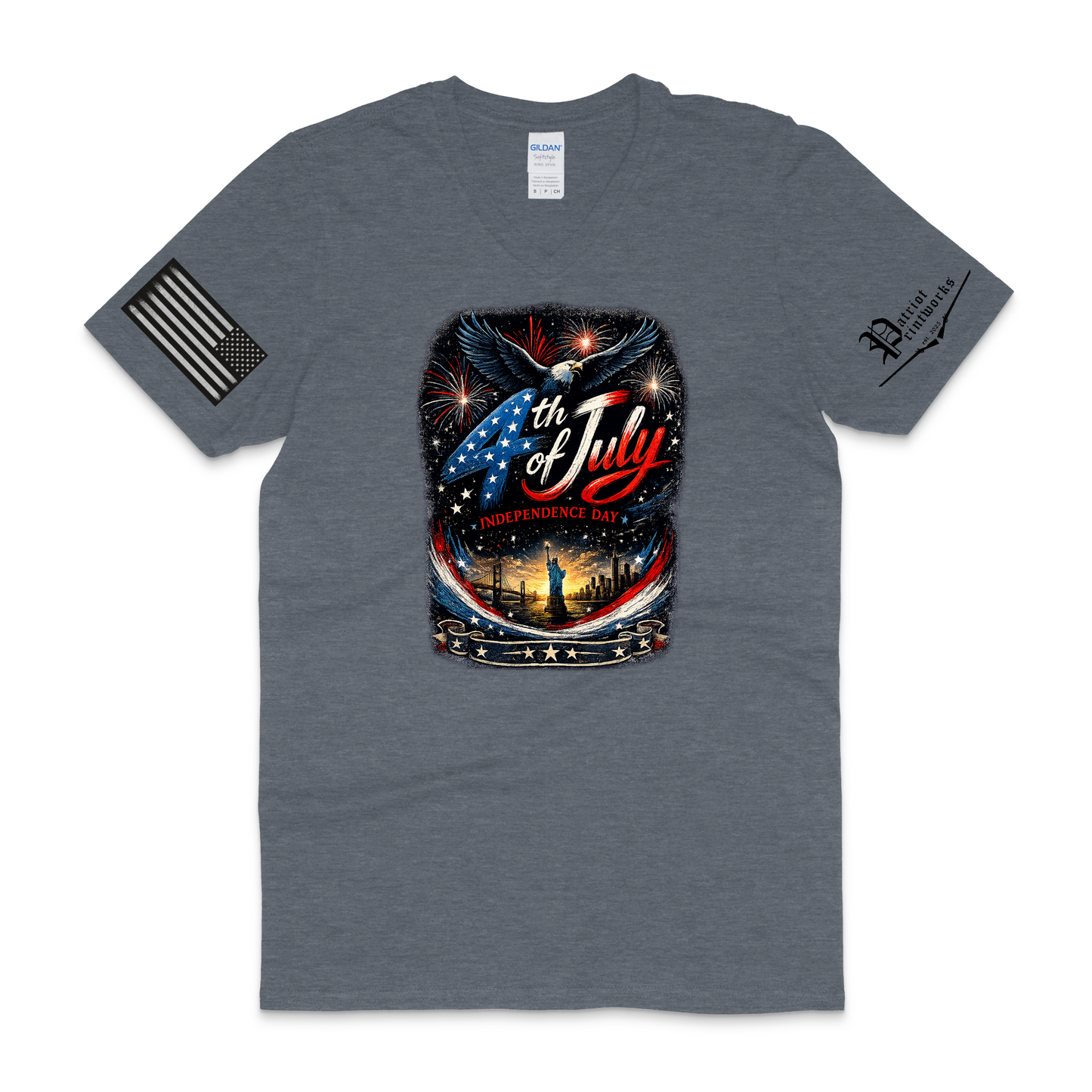 Liberty in Bloom V-Neck T-Shirt