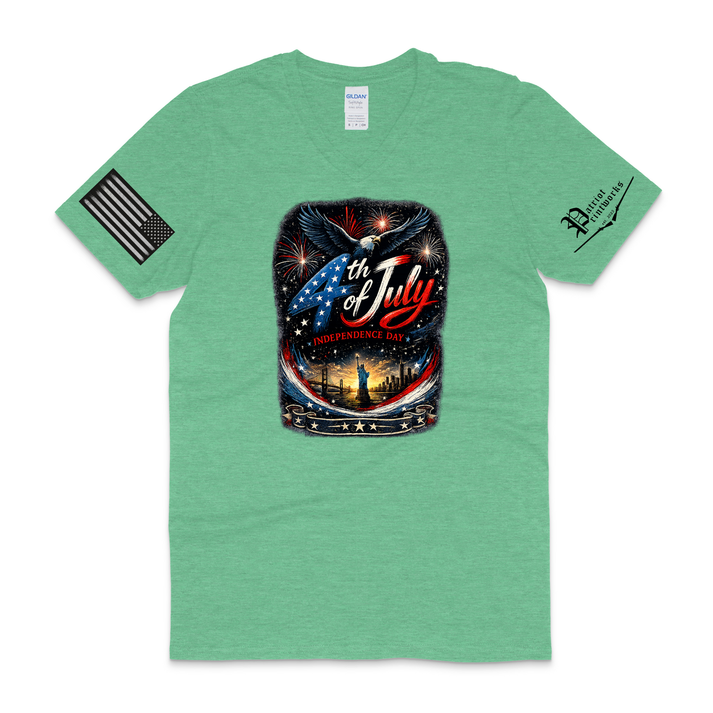 Liberty in Bloom V-Neck T-Shirt