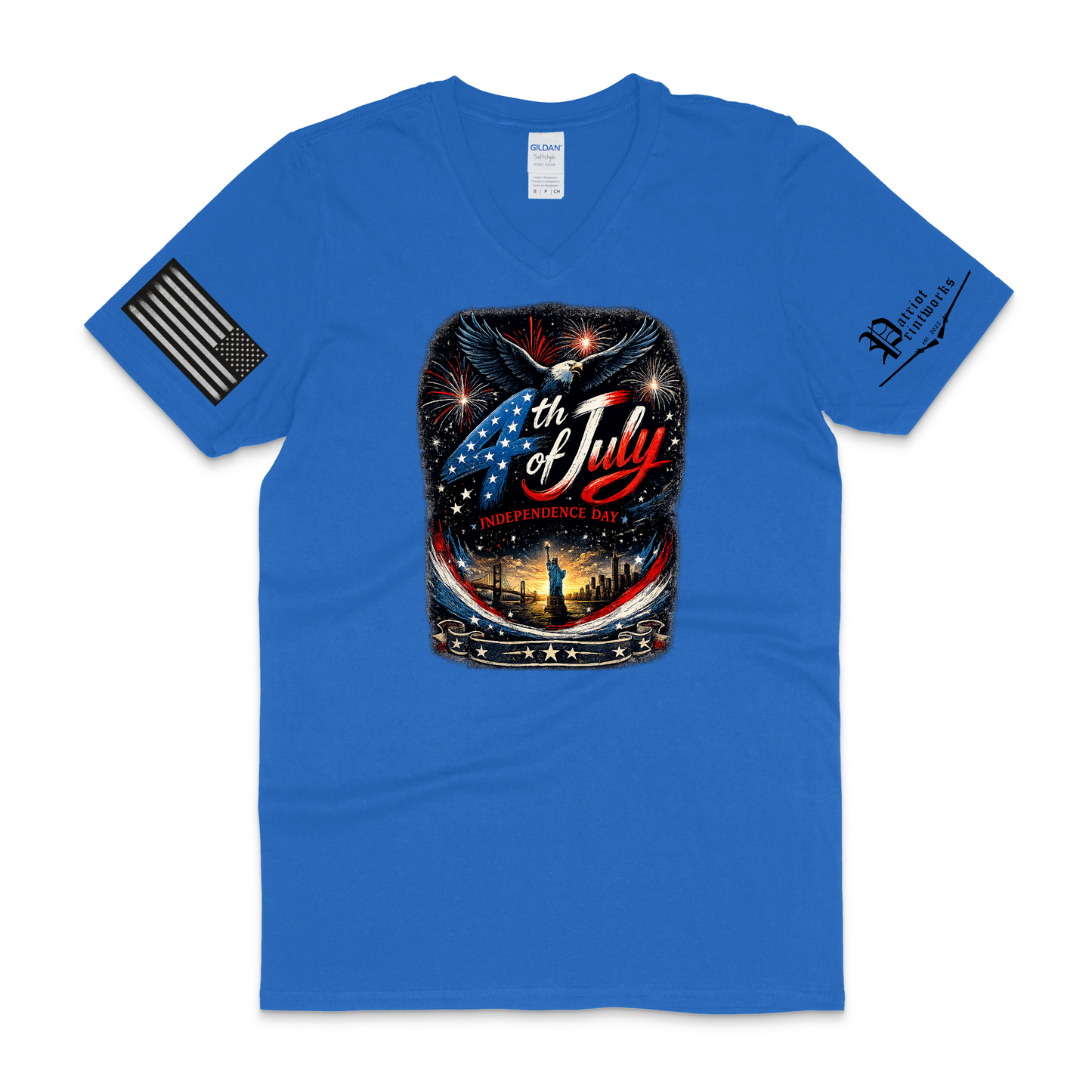 Liberty in Bloom V-Neck T-Shirt