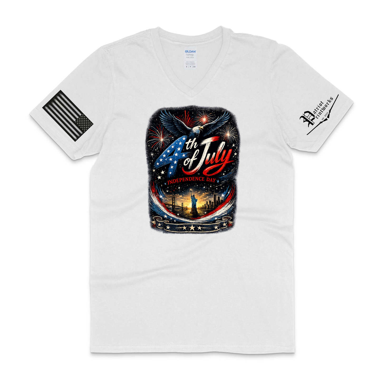 Liberty in Bloom V-Neck T-Shirt