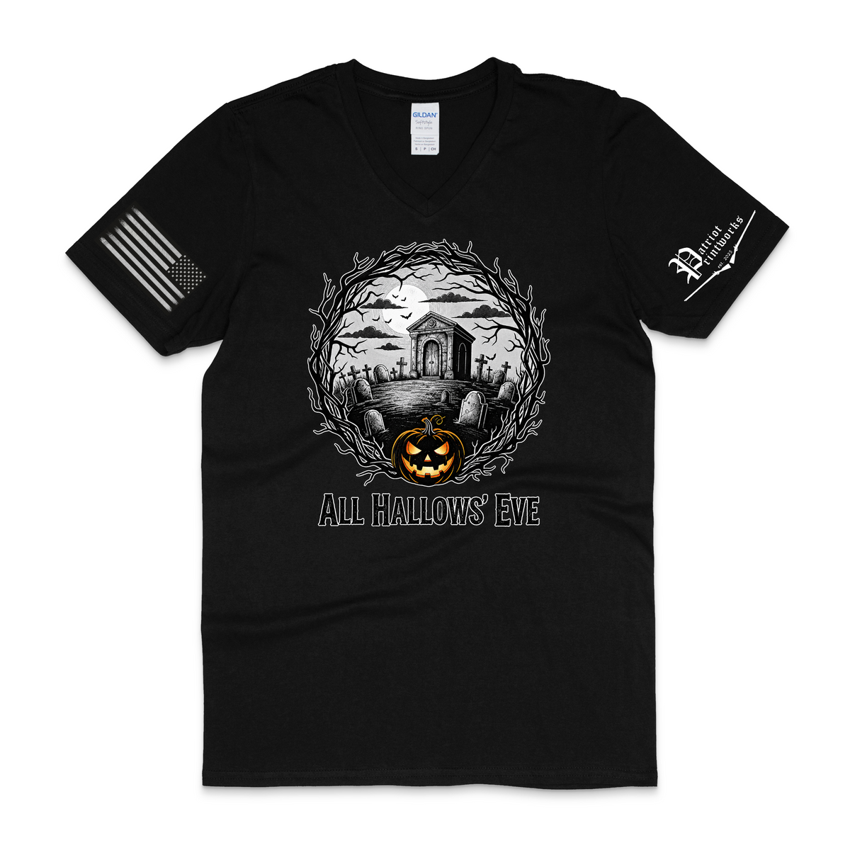 All Hallows' Eve V-Neck T-Shirt
