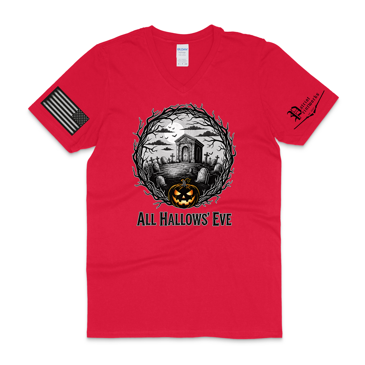 All Hallows' Eve V-Neck T-Shirt