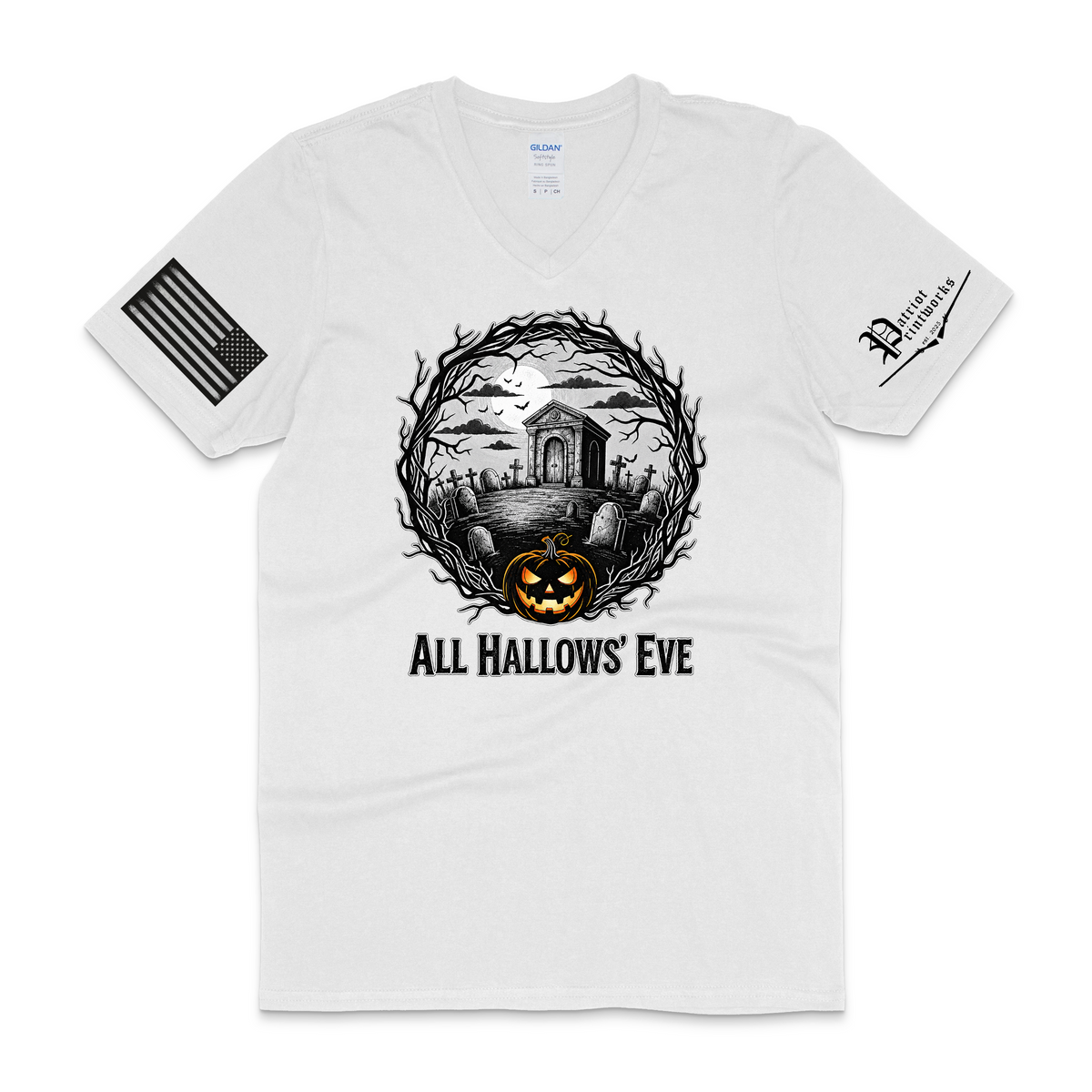 All Hallows' Eve V-Neck T-Shirt
