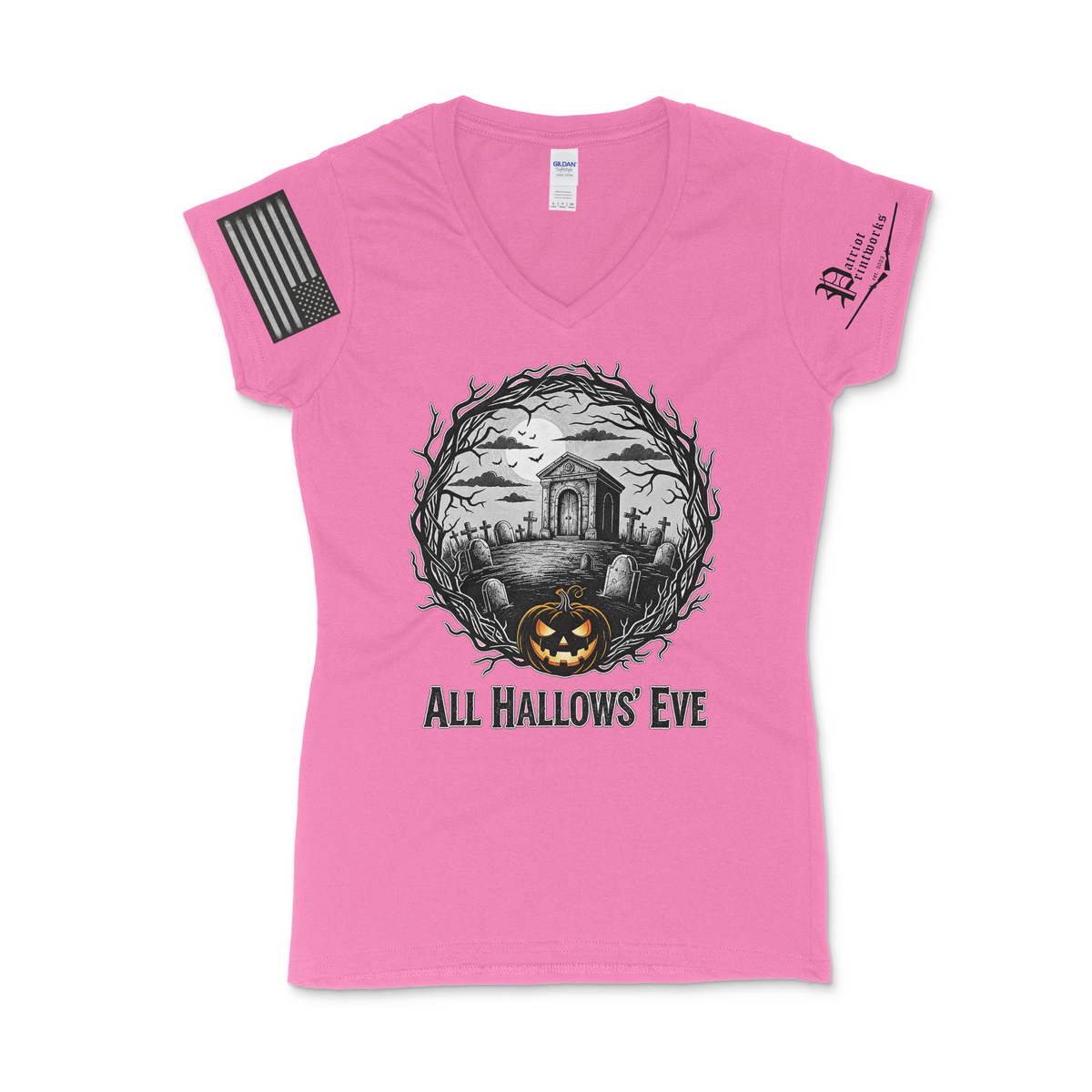 All Hallows' Eve Women's V-Neck T-Shirt