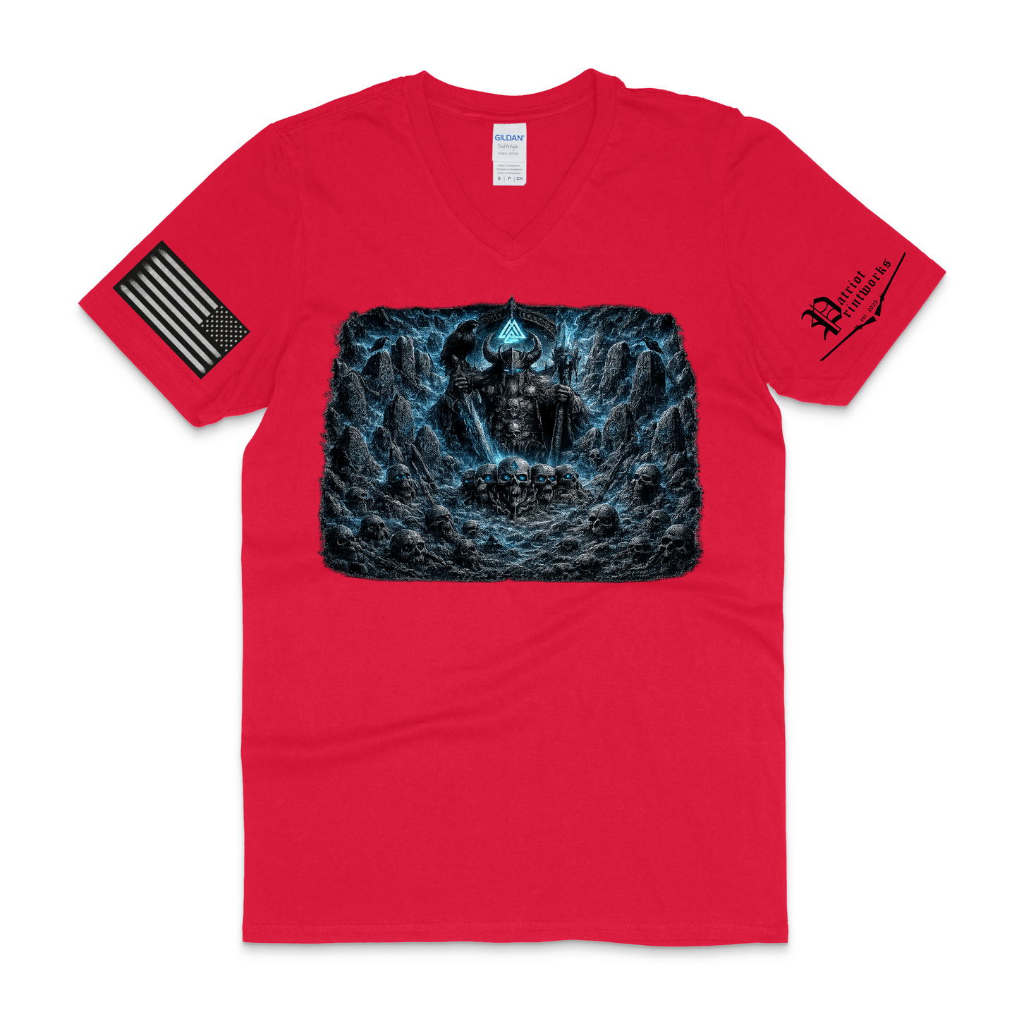 Barrow King of Niflheim V-Neck T-Shirt