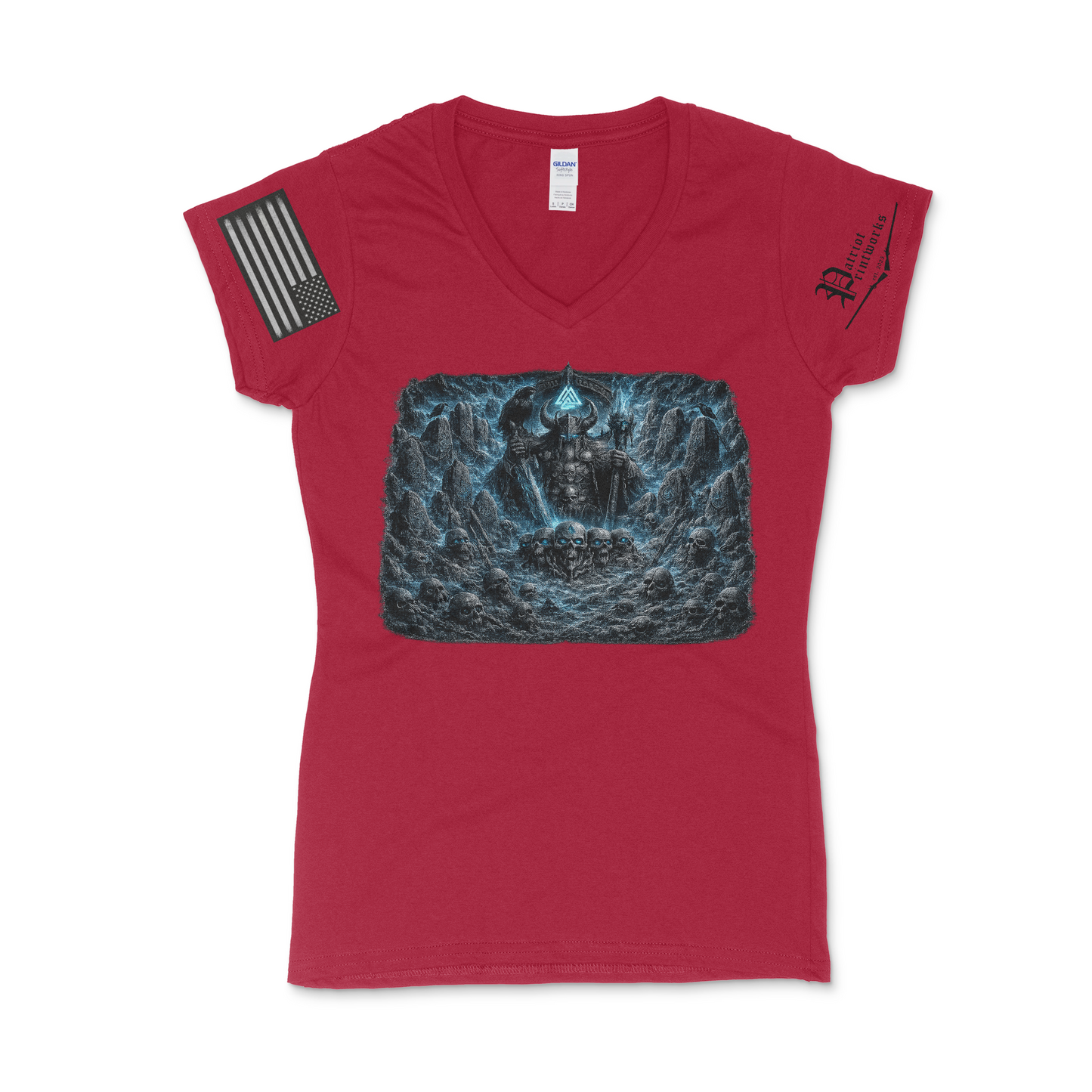 Barrow King of Niflheim Women's V-Neck T-Shirt
