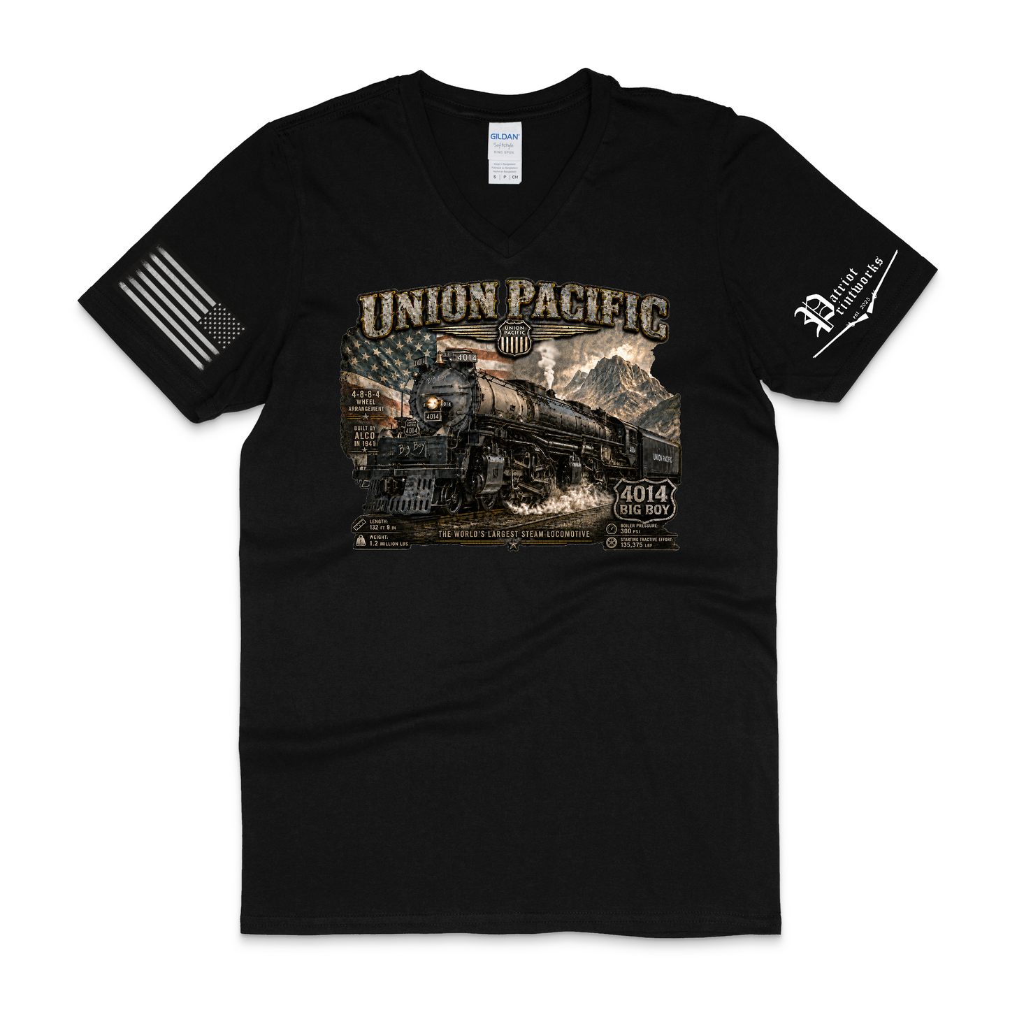 Big Boy King of the Rails V-Neck T-Shirt