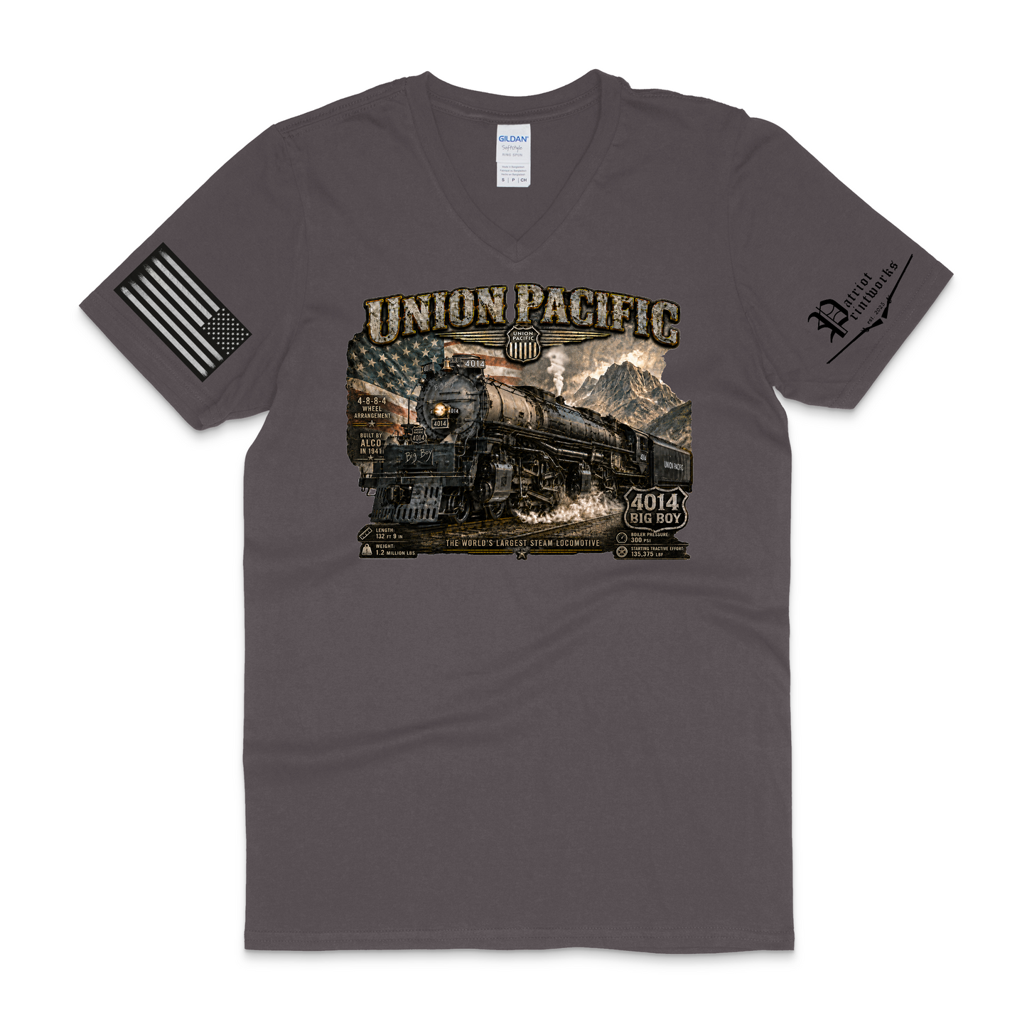 Big Boy King of the Rails V-Neck T-Shirt