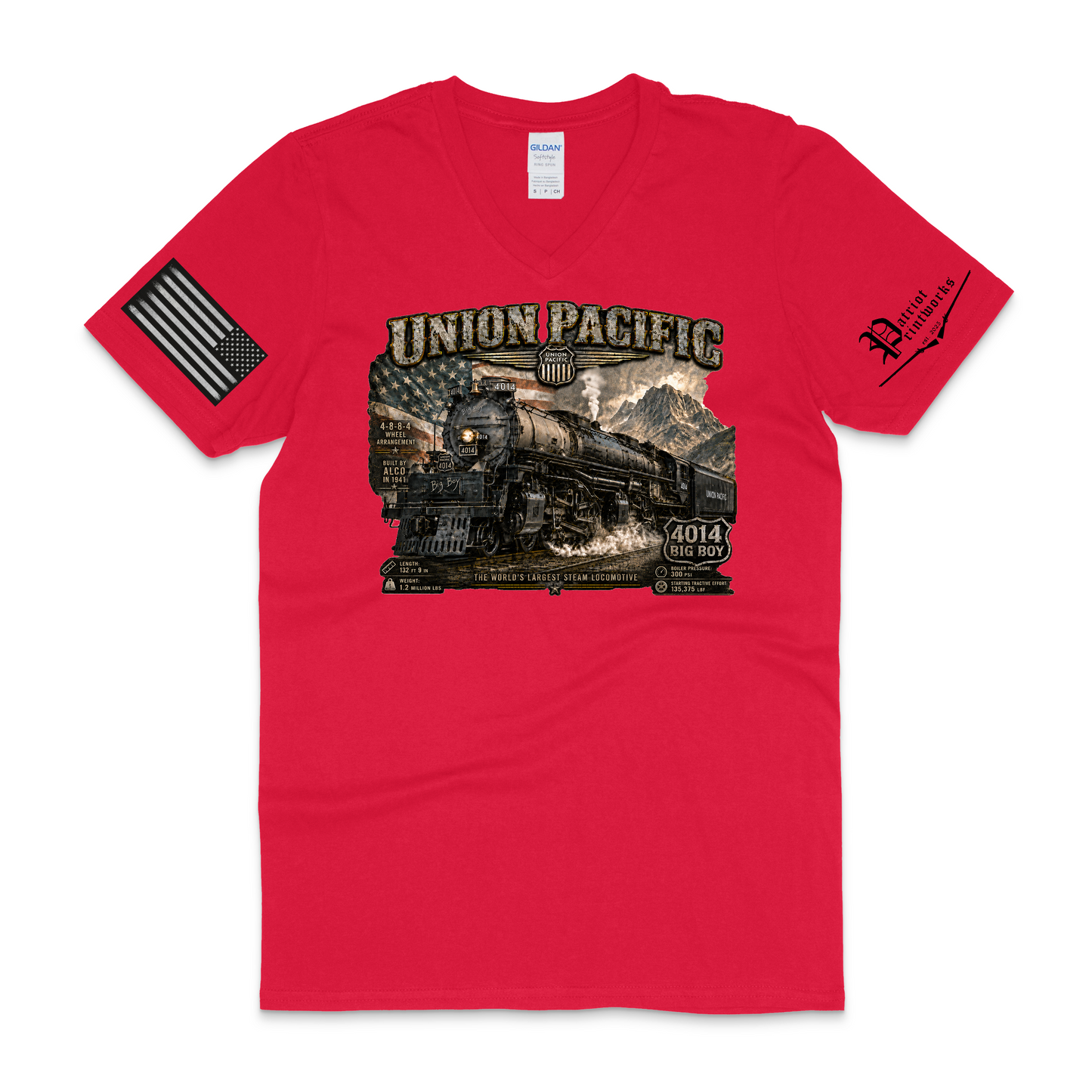 Big Boy King of the Rails V-Neck T-Shirt