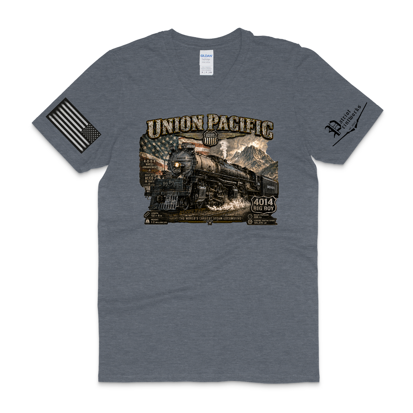Big Boy King of the Rails V-Neck T-Shirt