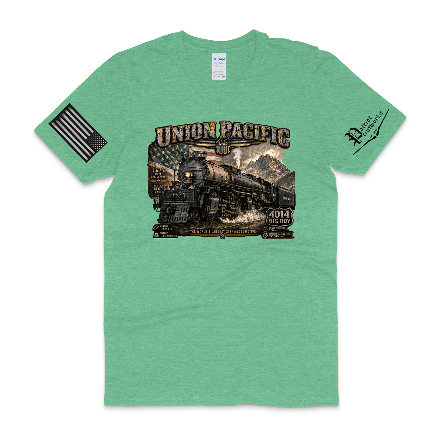 Big Boy King of the Rails V-Neck T-Shirt