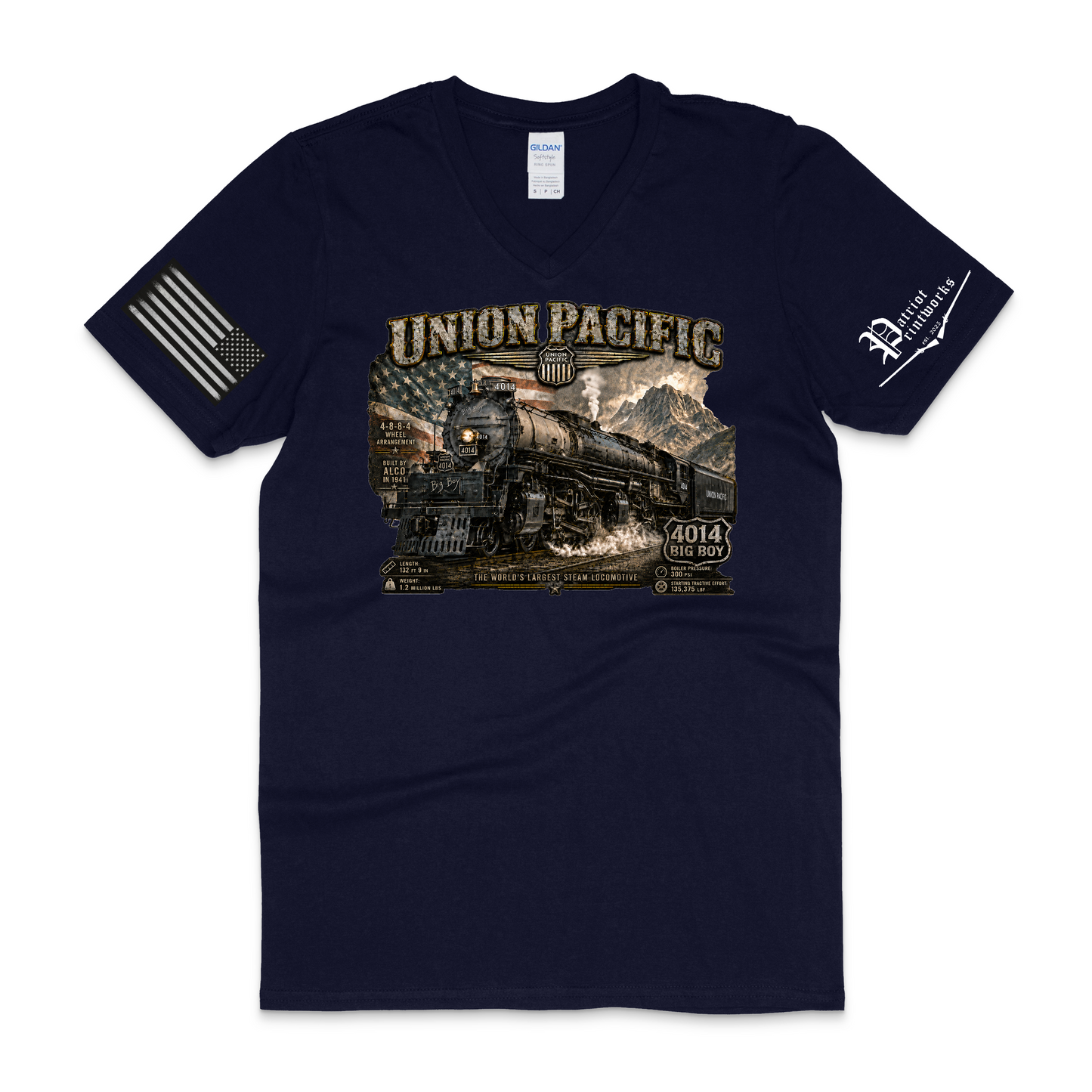 Big Boy King of the Rails V-Neck T-Shirt