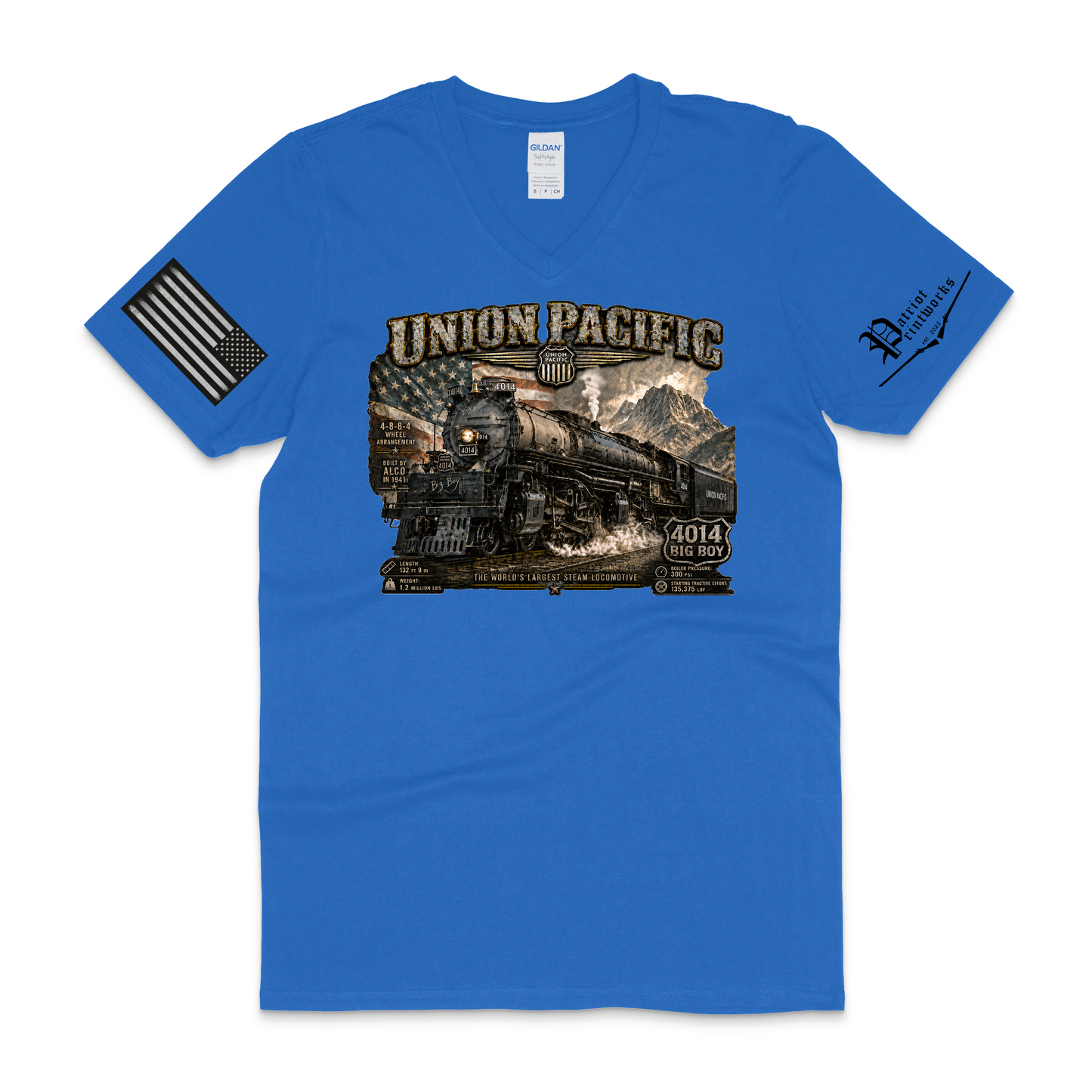 Big Boy King of the Rails V-Neck T-Shirt