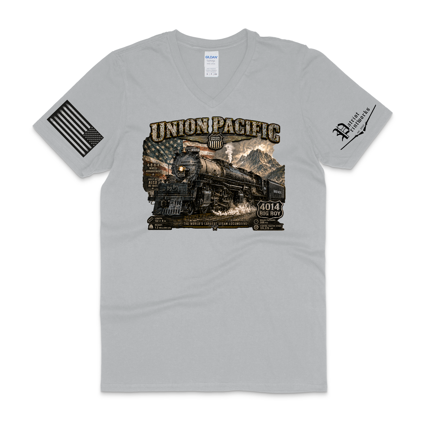 Big Boy King of the Rails V-Neck T-Shirt
