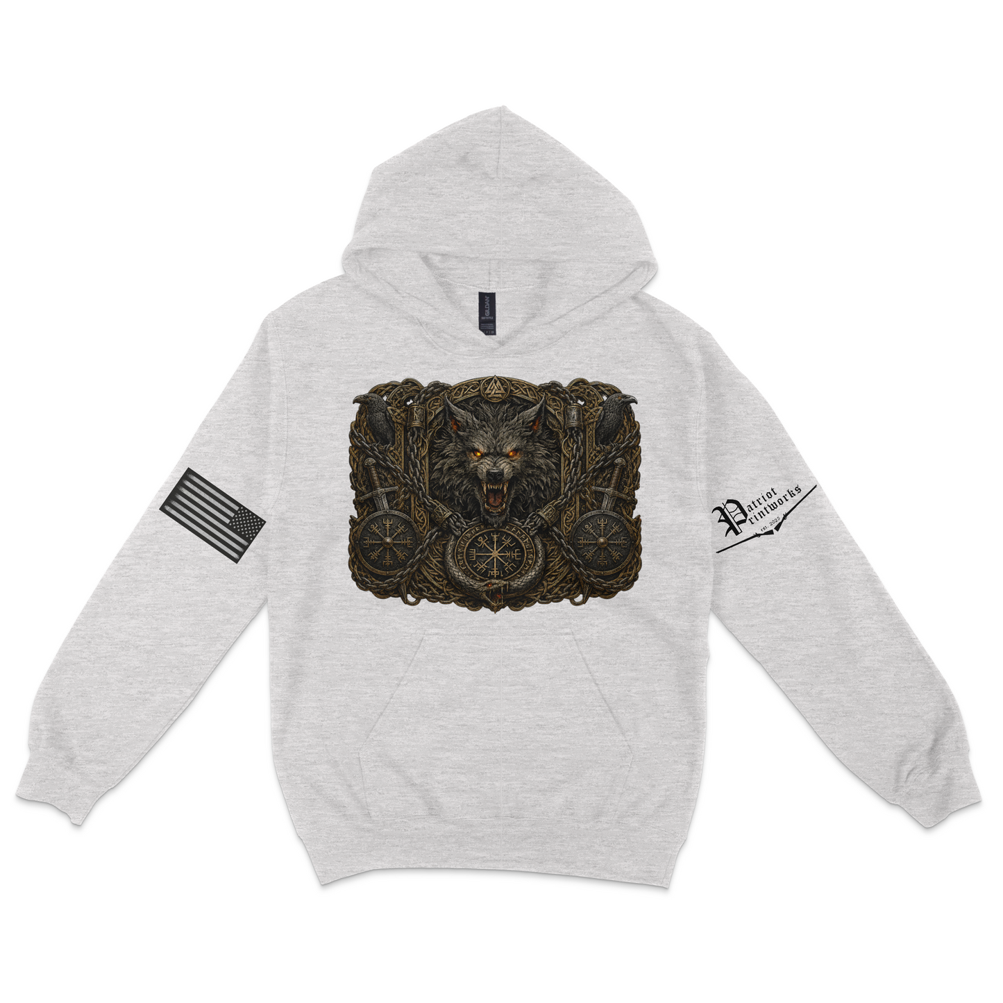 Bound Wolf of Ragnarok Hoodie
