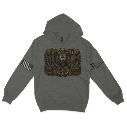 Bound Wolf of Ragnarok Hoodie