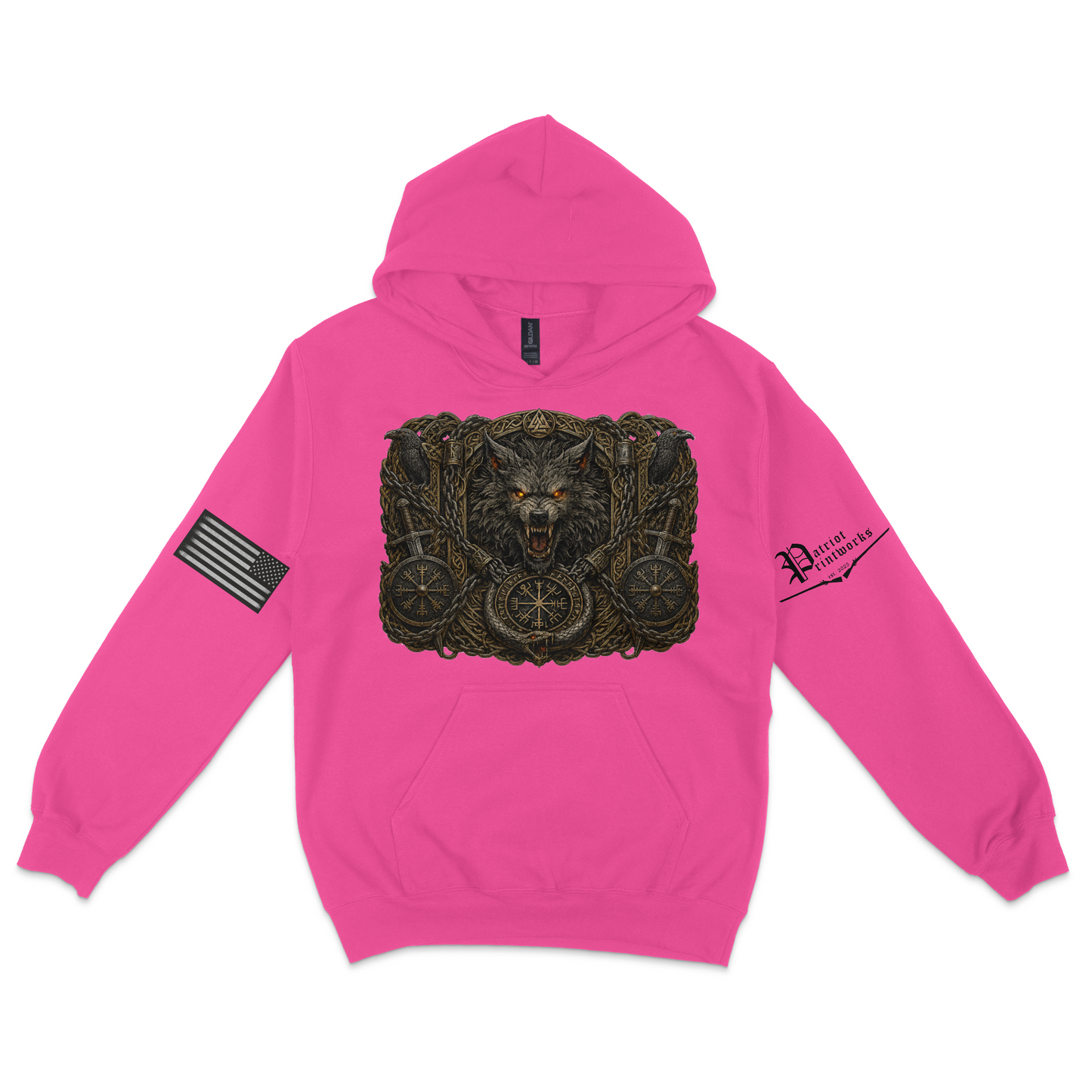 Bound Wolf of Ragnarok Hoodie