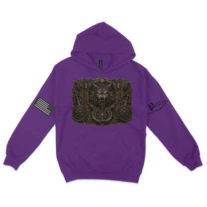 Bound Wolf of Ragnarok Hoodie