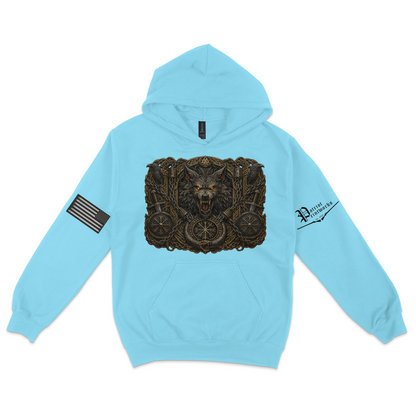 Bound Wolf of Ragnarok Hoodie