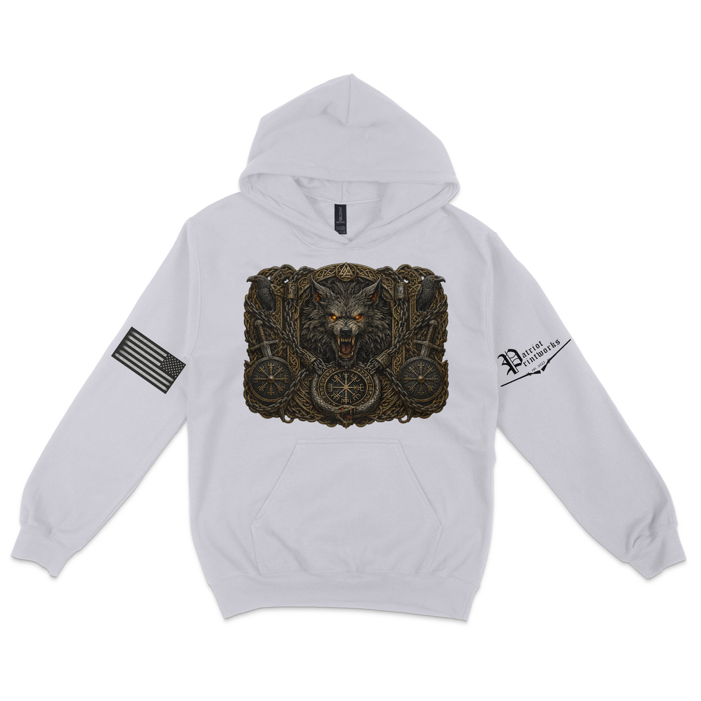 Bound Wolf of Ragnarok Hoodie