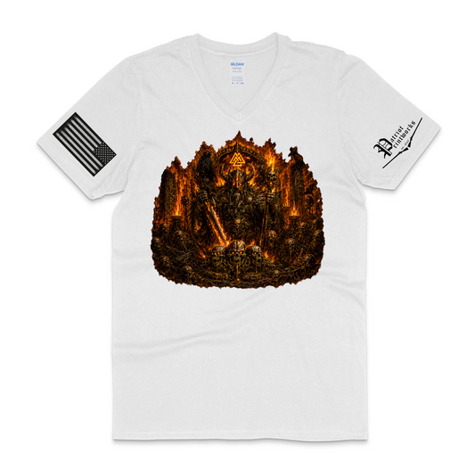 Burning Barrow Lord V-Neck T-Shirt