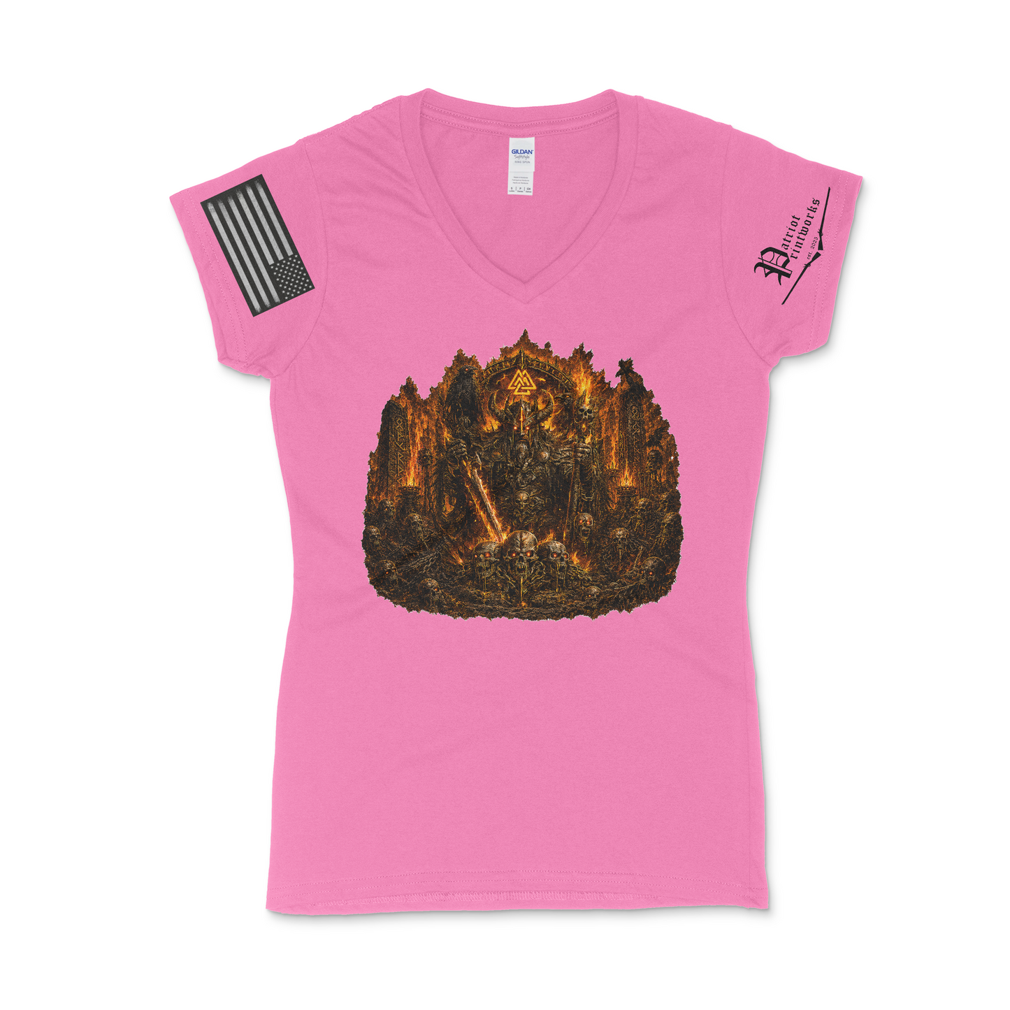 Burning Barrow Lord Women's V-Neck T-Shirt