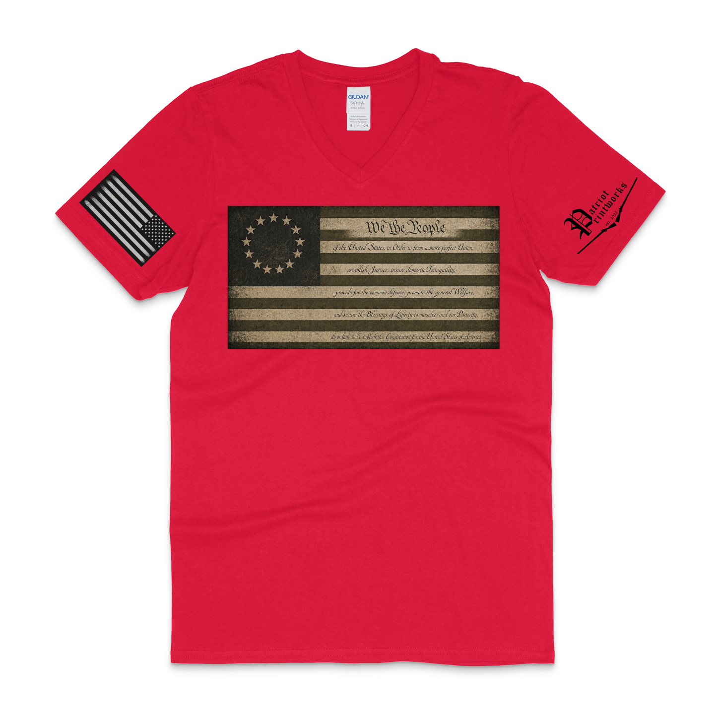 We The People V-Neck T-Shirt
