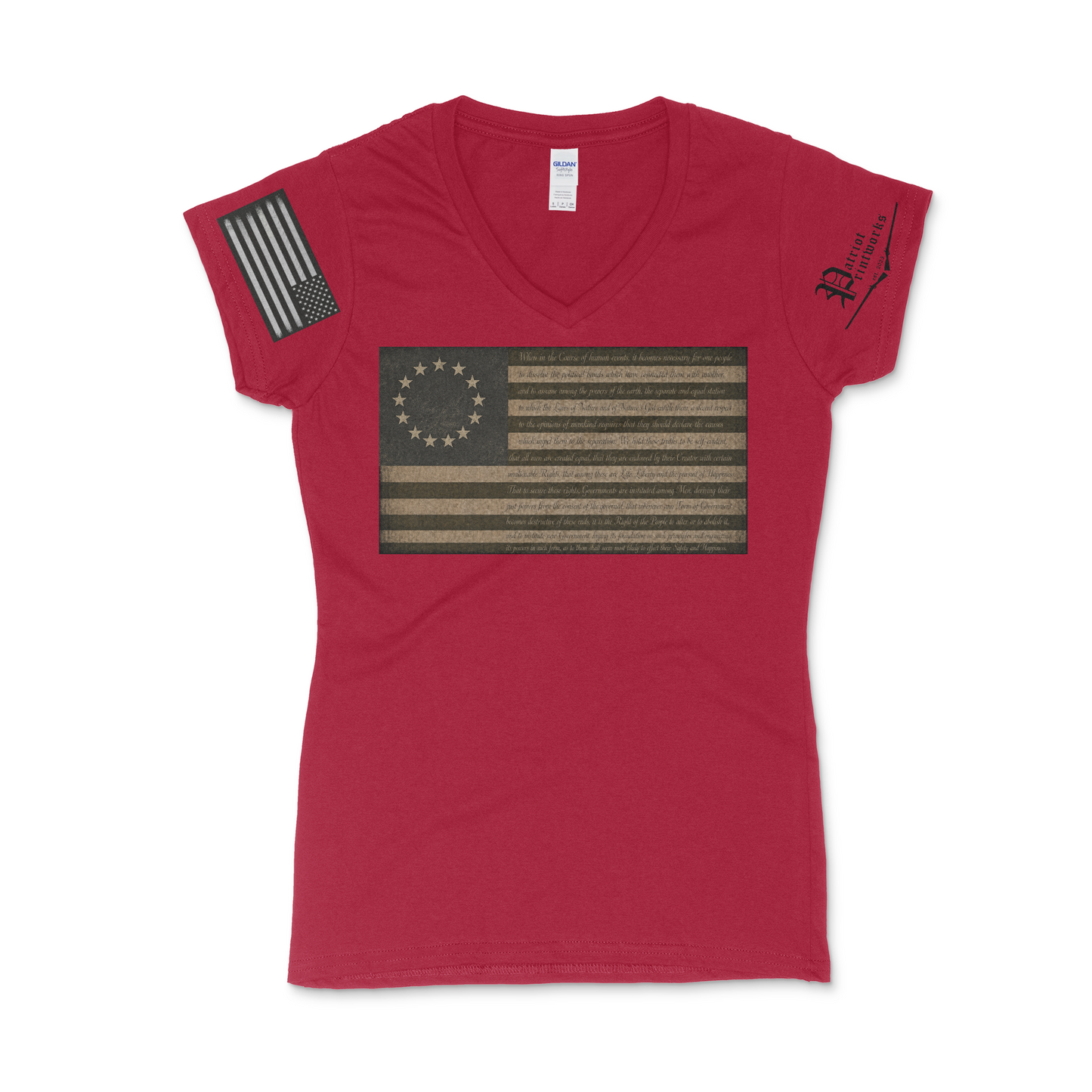 American Independence Women's V-Neck T-Shirt