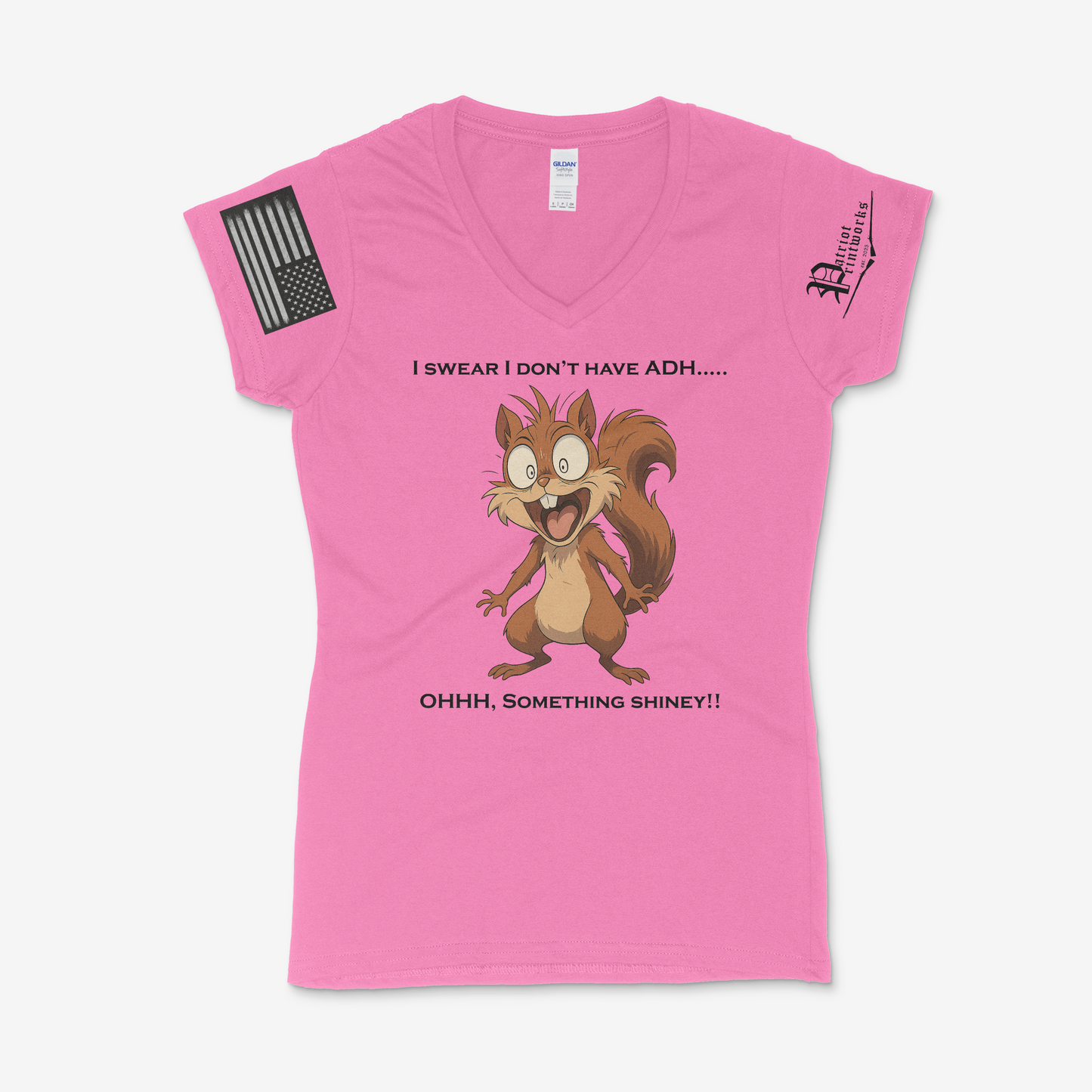 Ohhh… Something Shiney Ladies V-Neck T-Shirt