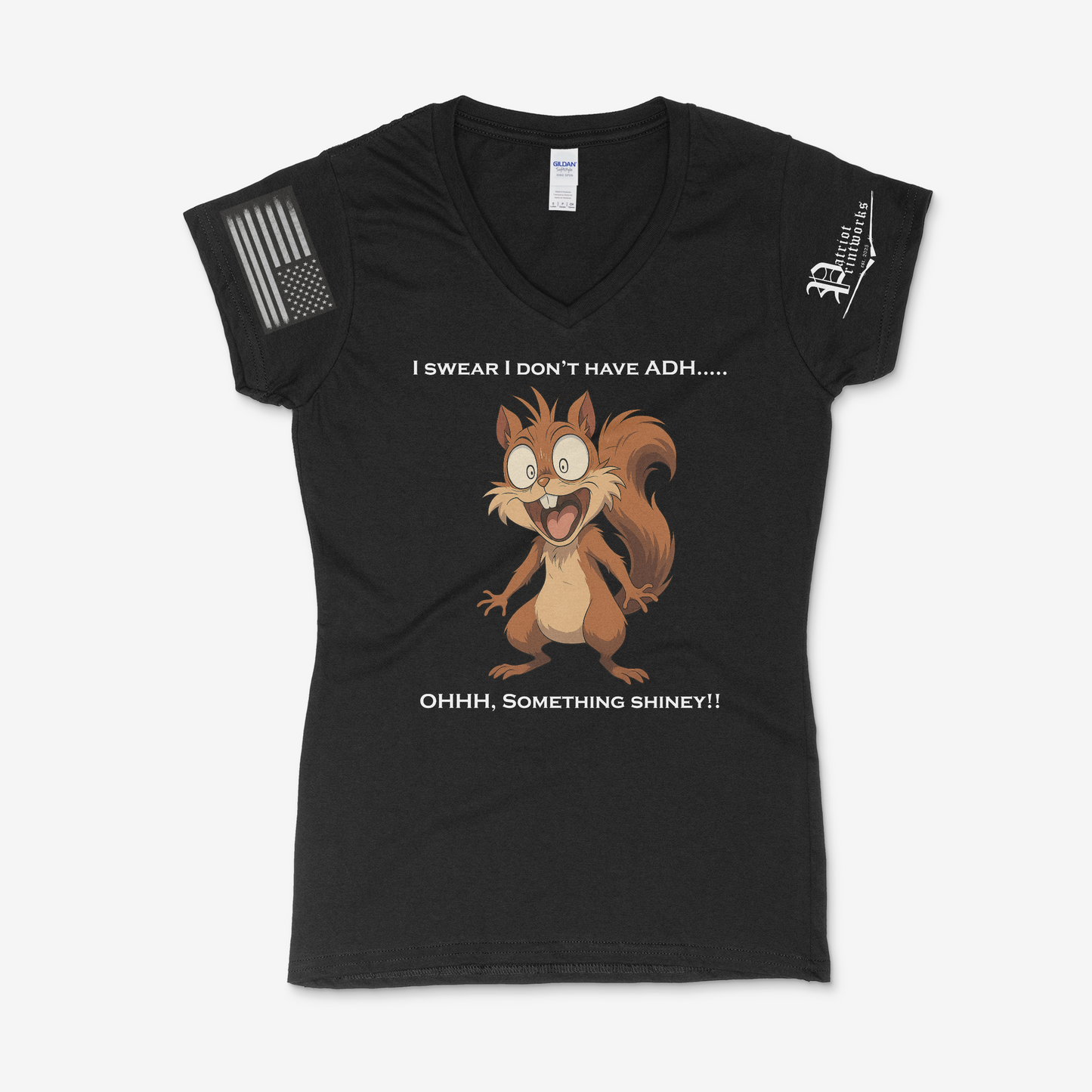 Ohhh… Something Shiney Ladies V-Neck T-Shirt