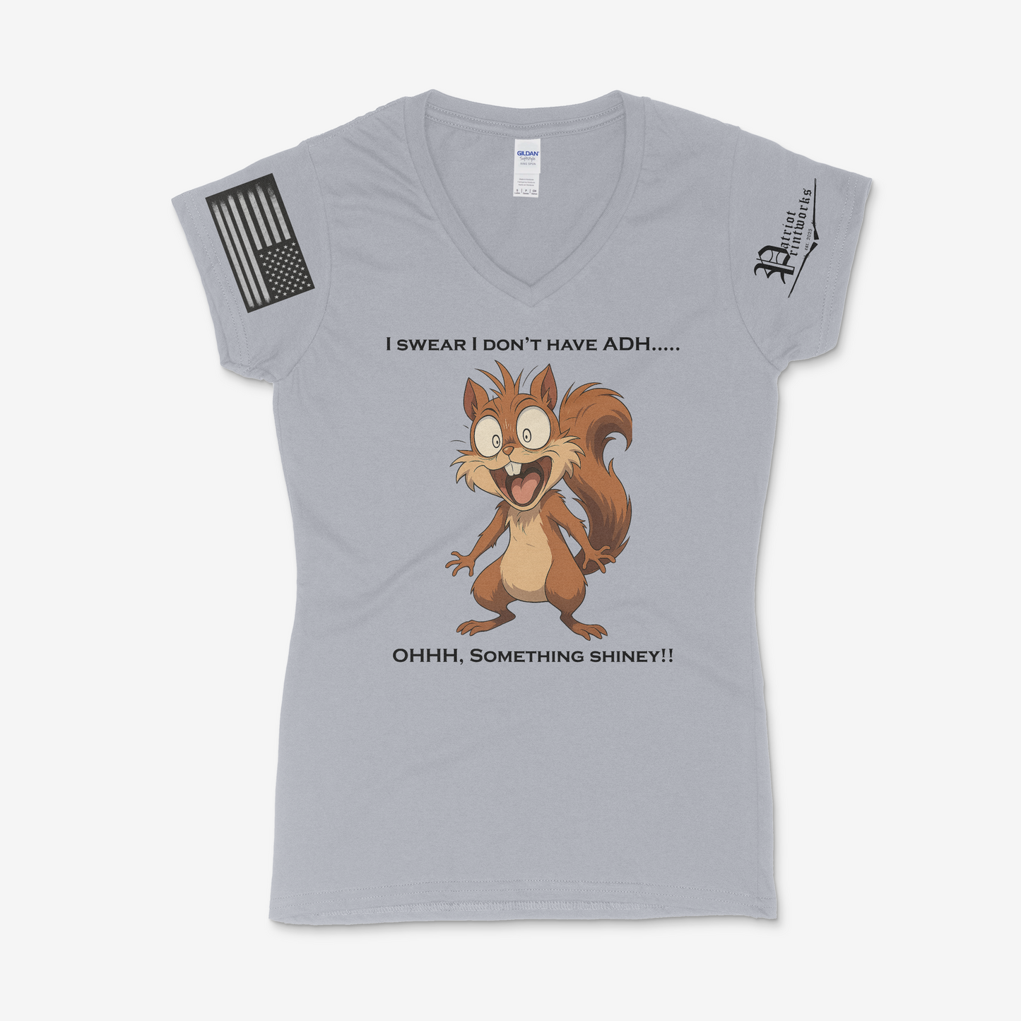 Ohhh… Something Shiney Ladies V-Neck T-Shirt