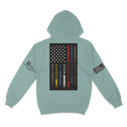 First Responder Flag Hoodie