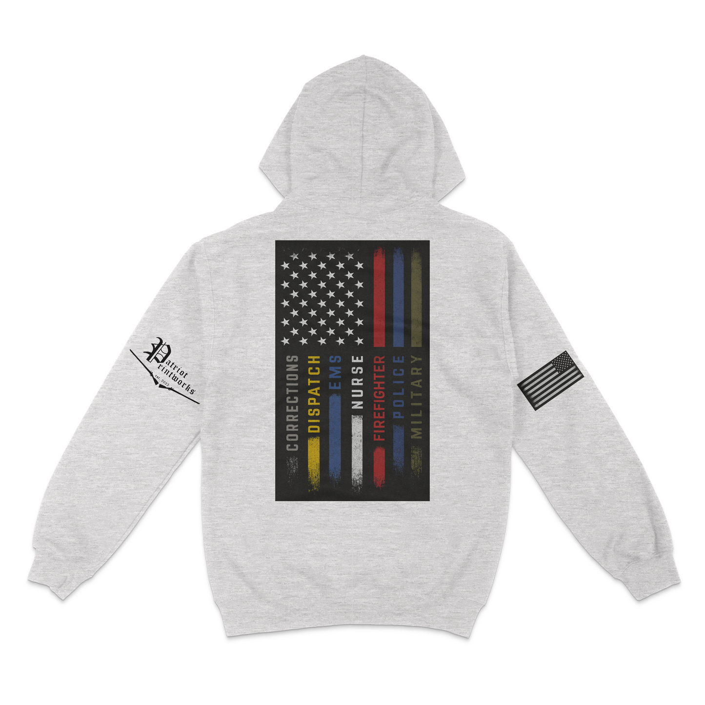 First Responder Flag Hoodie