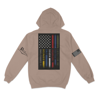 First Responder Flag Hoodie