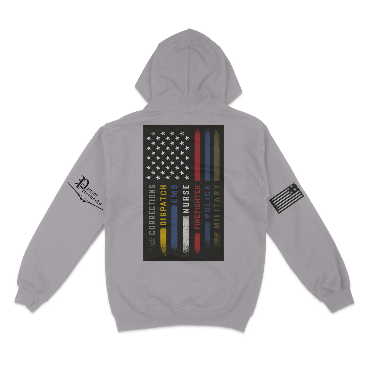 First Responder Flag Hoodie